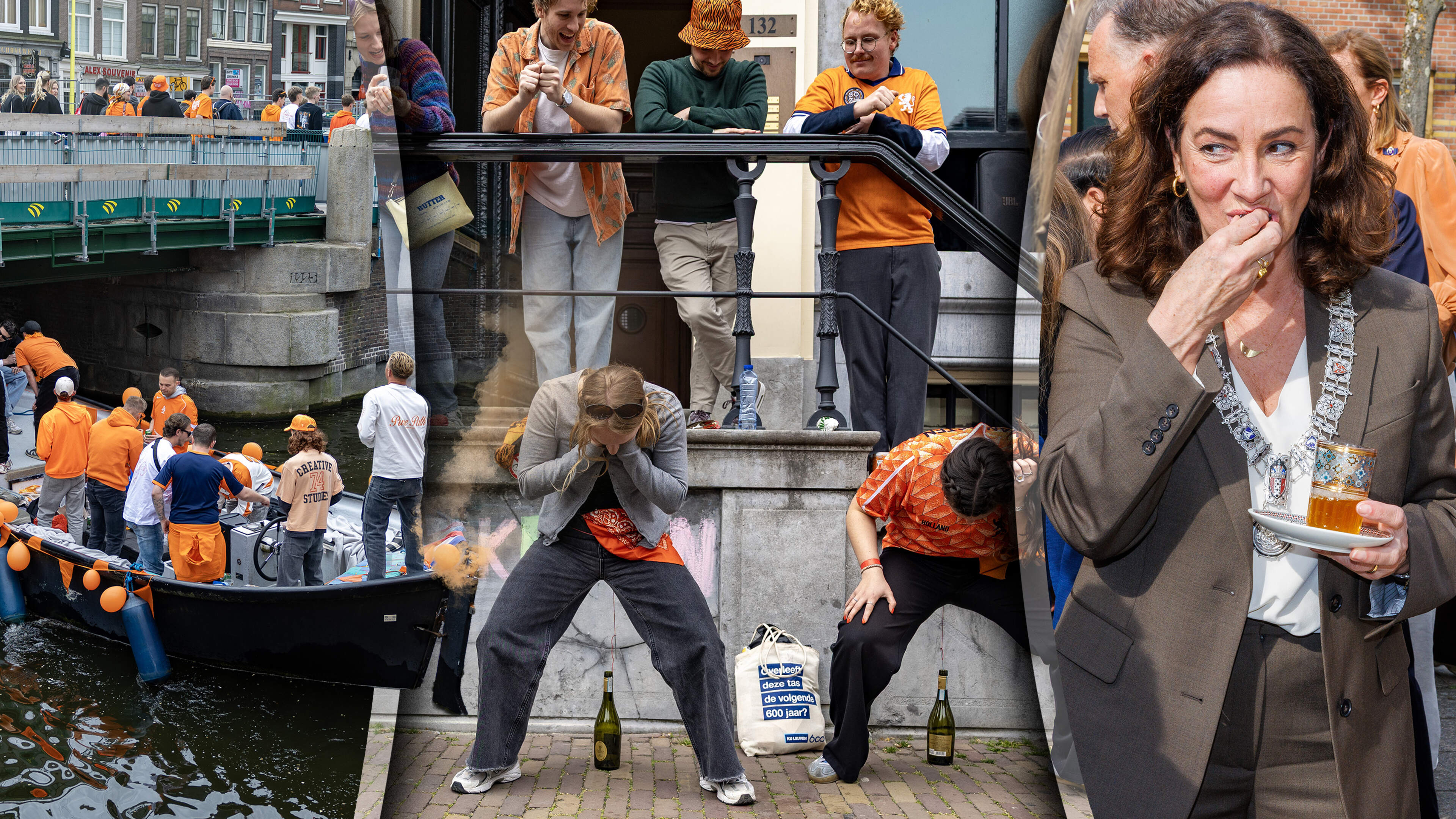 Ondanks strengere regels feest Amsterdam gewoon door op Koningsdag: ’Halsema haalt alle gezelligheid uit de stad’
